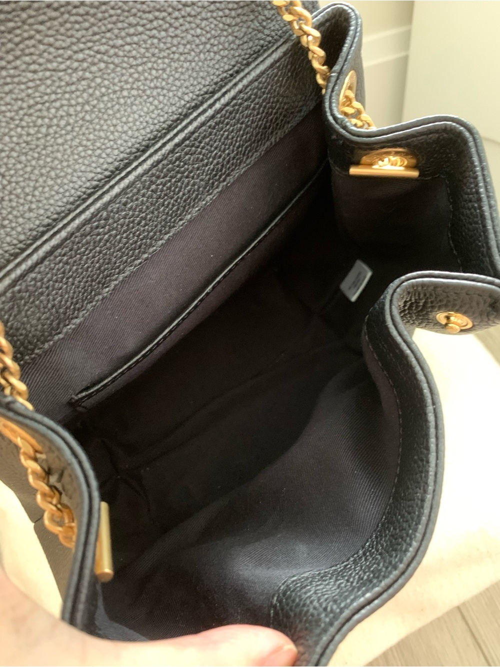 Polene Numero Un Mini Backpack-Black Leather & Suede - Picture 10 of 12